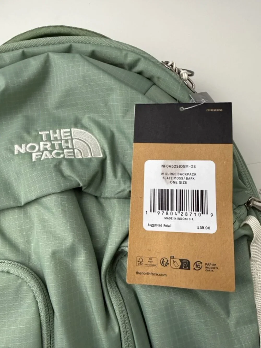 The North Face details mpn